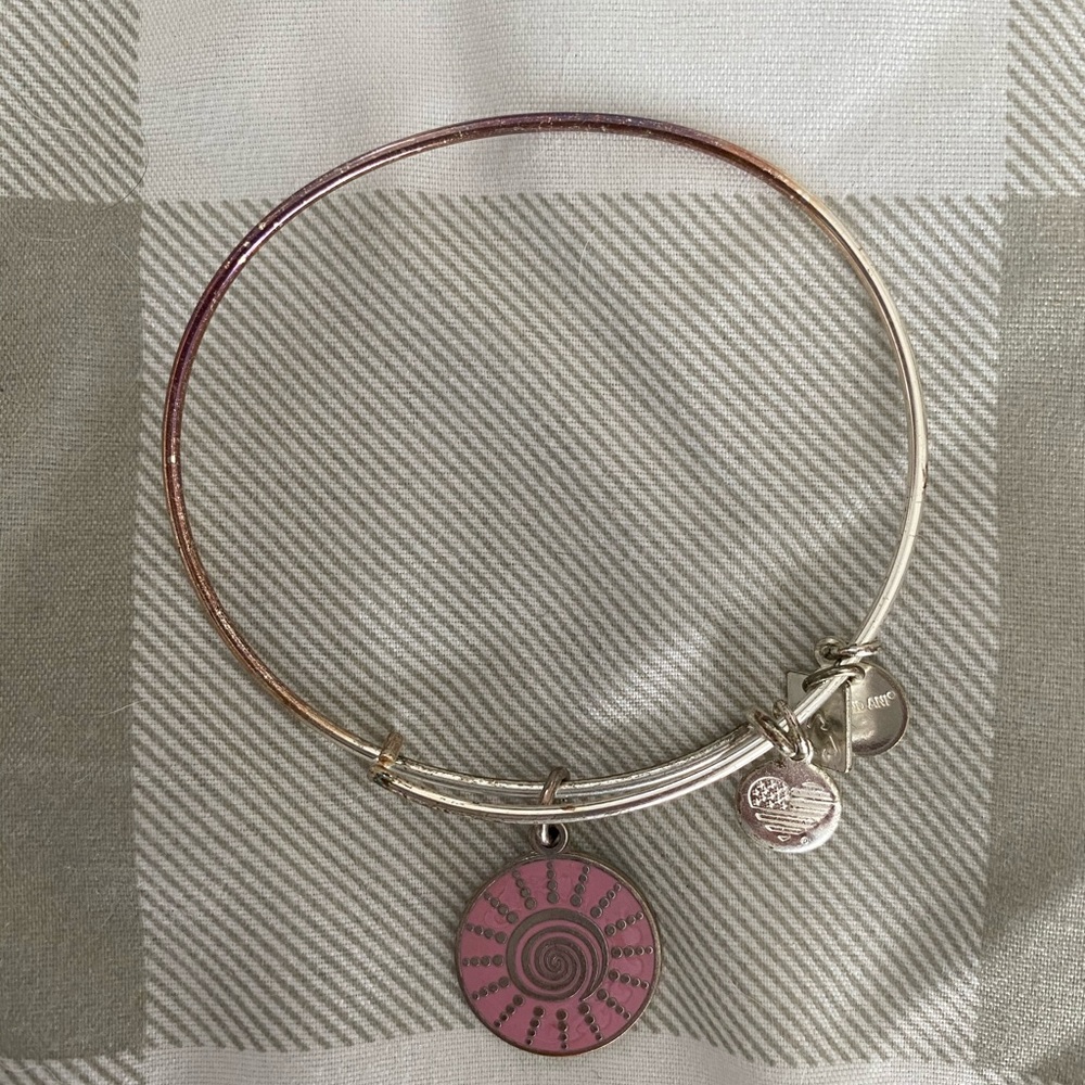 Alex and Ani breast cancer bracelet